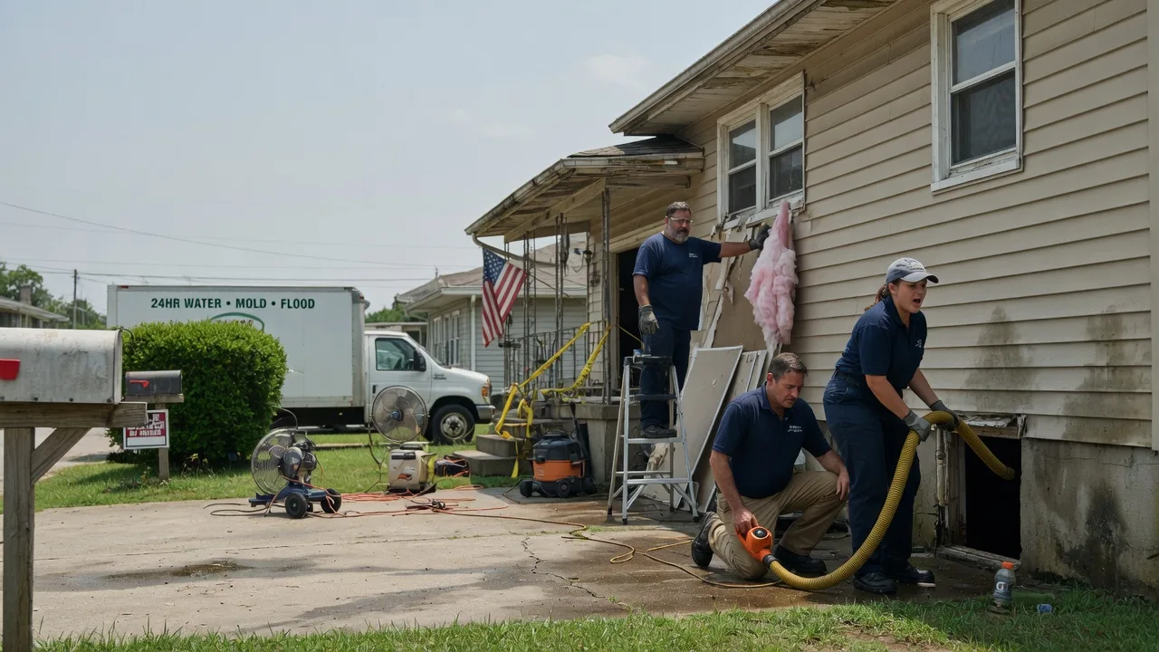 Water Damage Repair in Paris Crossing, IN near me